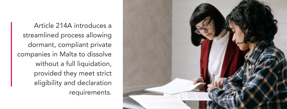 Dissolution proceedure 2